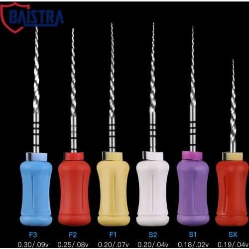 6pcs/Box Dental Endodontic NiTi Hand Use Super Rotary File Shaping Finishing 19mm 25mm