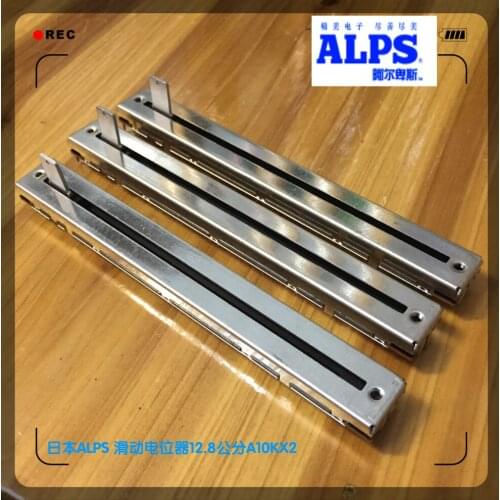 ALPS Switch Double 128mm A10K*2 Slide Potentiometer 12.8cm A10KX2 Square Handle