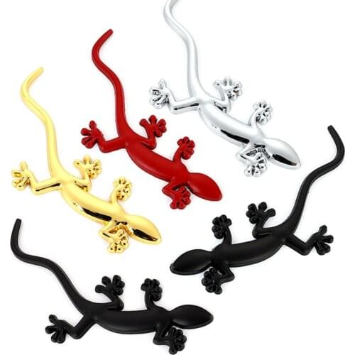3D Gecko Car Sticker Emblem Badge Decal for Lexus BMW Audi Chevrolet Nissan Hyudai Toyota Honda Lizard Styling Accessories
