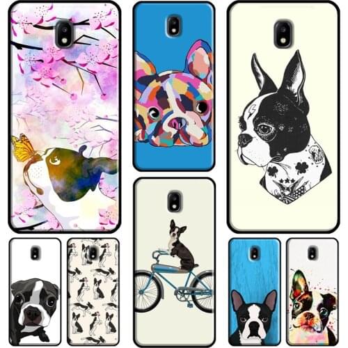 Boston Terrier Dog For Samsung Galaxy J7 J3 J5 2017 A3 A5 2016 J4 J6 A6 A8 Plus J2 Core J8 2018 Phone Case
