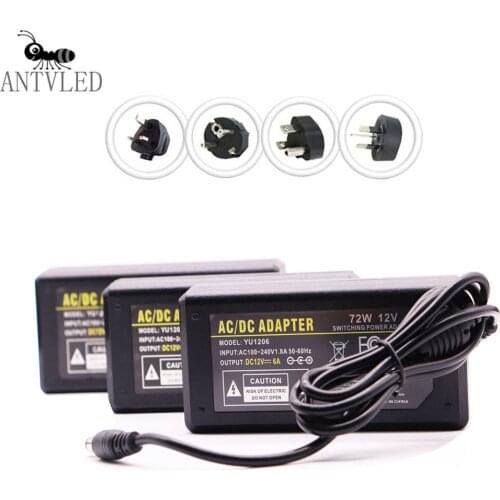 DC12V LED Power Supply 1A 2A 3A 5A 6A 7A 8A 8.5A 10A LED Strip Adapter Switch Transformer For 5050 3528 WS2811 WS2815 LED Lights