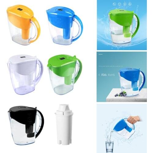 Home Office Alkaline Water Filter Pitcher 7 Stages Activated Carbon Net Kettle Water Purifier