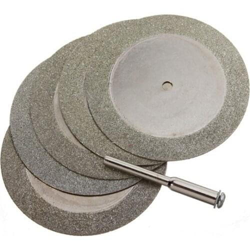 Fixmee 10pcs/set 50mm Diamond Cutting Discs For Rotary Tool Dremel Stone Blade