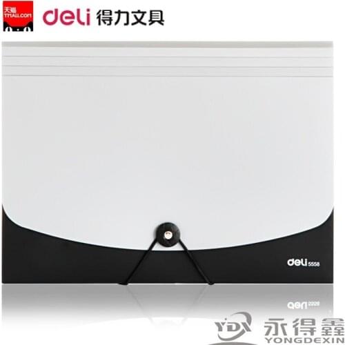 Stationery 5558 button business A4 office bag 12 pages free logo shopping bags file folder file organizer