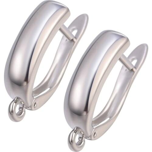 Juya New Classic Earring Hooks For Jewelry Making Copper Brass Gold Earrings DIY Accessories Part Accessories for Jewelry