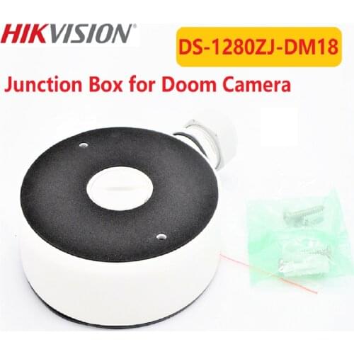 Hikvision Mount Bracket DS-1280ZJ-DM18 For Hik Doom Camera White Aluminum Alloy Junction box