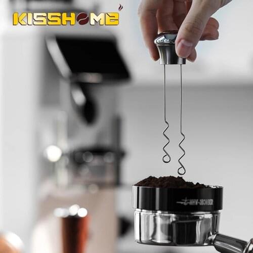 MHW-3BOMBER BEAT Coffee Stirring Needle Stainless Steel Coffee Distributor Powder Distributing Espresso Latte Italian Coffee