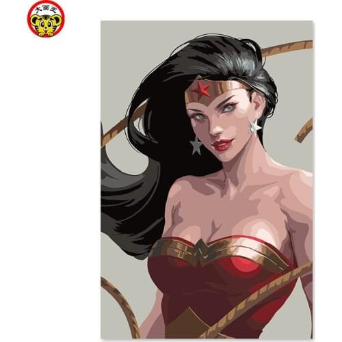 Painting by numbers art paint by number DIY digital painting, decorate the room, the goddess in the heart, has the charm to miss