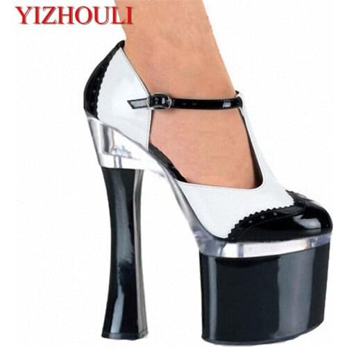 18 cm high with waterproof Taiwan female with the stiletto heels color matching nightclubs