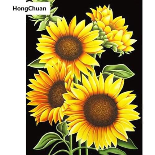 Sunflower new product diamond painting diy diamond inlaid handmade 5d diamond embroiderycross stitch kit home decorationnew year