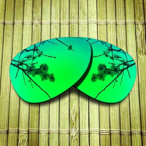 Polarized Replacement Lense For-Oakley Warden Sunglasses Frame True Color Mirrored Coating - Green Options