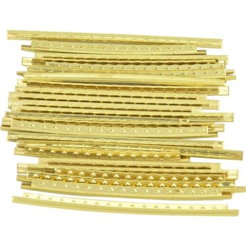 24pcs/set Guitar Fret Wire Brass Electric Guitar Fret Wire Guitar Fingerboard Brass Fret Wire Width 2.7mm