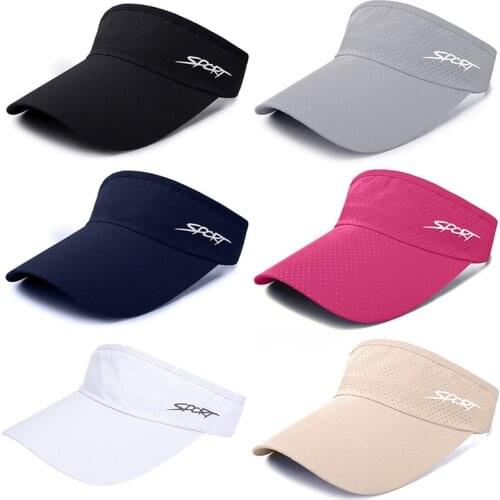 Sport Headband Classic Sun Sports Visor Hat Tennis Caps Men Women Adjustable Running Caps Tennis Beach Hat Outdoor Sports Hat