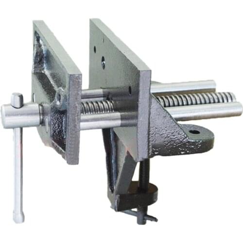 Woodworking Vise Workbench Vise Cast Iron Bench Fixture Household Hand Tool Vise Clamping Tool Does Not Need Drilling