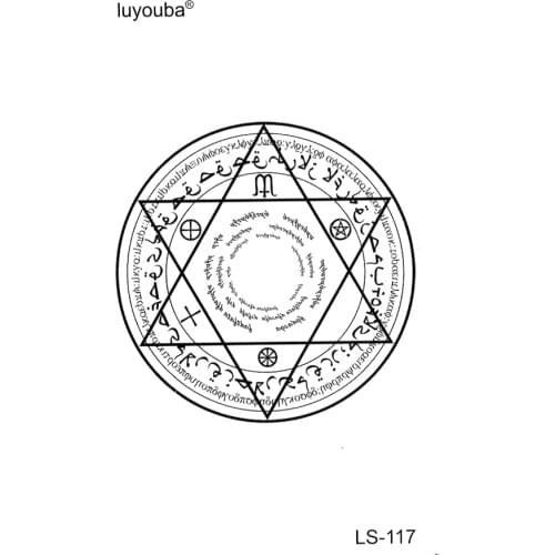 Magic Array Waterproof Temporary Tattoos Men Harajuku Tatouage Temporaire Femme Tatoo Temporary Stickers Faux Tattoo