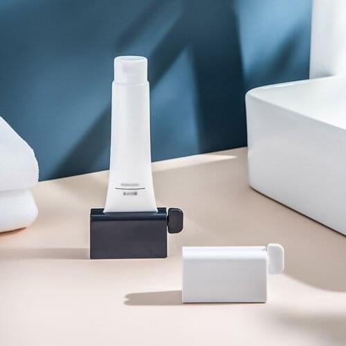 Toothpaste Squeezer Plastic Anti-slip Tube Squeezer Portable Toothpaste Dispenser for Bathroom