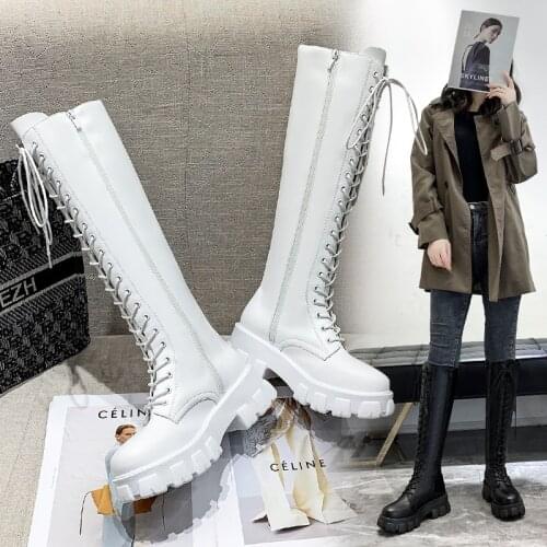 Sexy High Boots Knee-high Boots High Heels For Women Fashion Shoes 2021 Spring Autumn Booties Female Plus