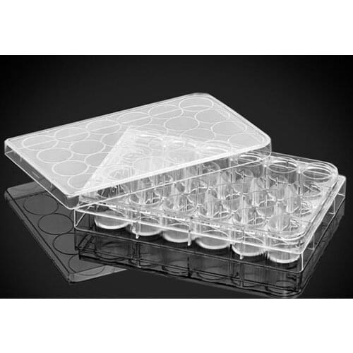 1pc 24 well Tissue culturetreated Cell Culture Plates TC Flat Bottom Lab supplies
