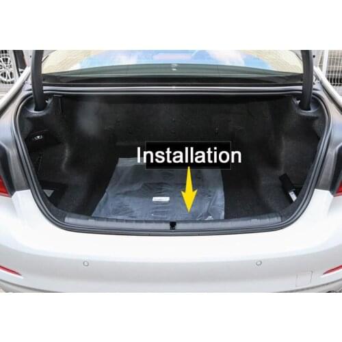 1 Pcs 304 Stainless Steel Rear Trunk Inside/Outside Rear Guard Plate For BMW 5 Series G30 2017 2018