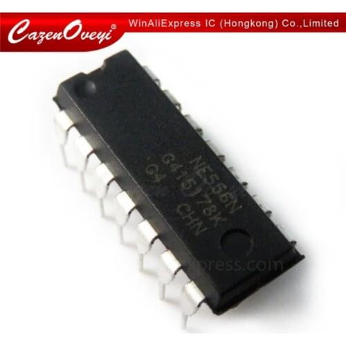 10pcs/lot NE556N NE556 556N DIP-14 In Stock