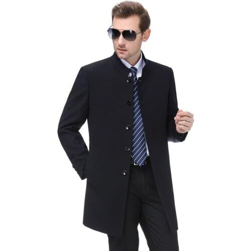 2020 8XL 7XL 6XL Japan Style Mens Trench Coat Fashion Designer Long Windbreaker Autumn Winter Single Breasted Windproof Overcoat