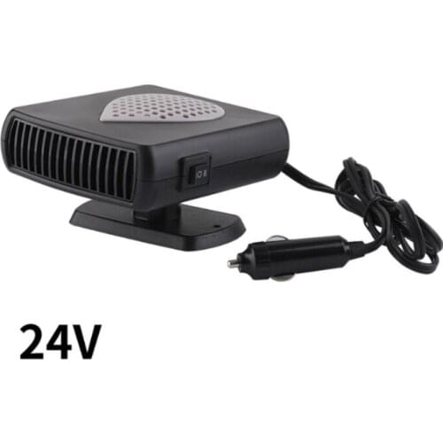 24V Car Cigarette Lighter Heater Cooling Fan Heating Defroster Demister Warming Windscreen for RV Camper Car Truck Trailer