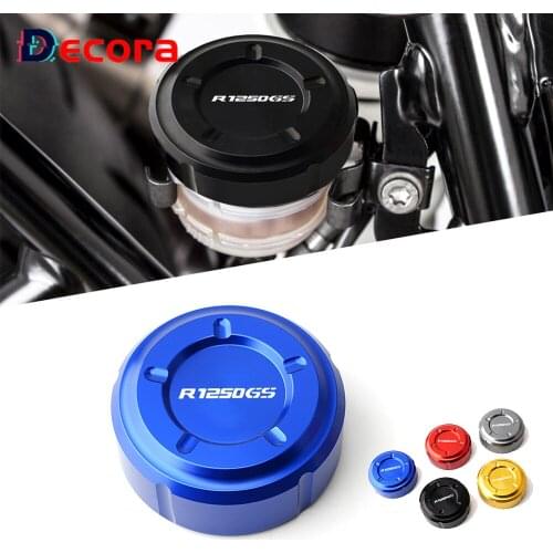 For BMW R1250GS R1250 GS 2018 2019 2020 ADV Adventure Aluminum Motorbike Rear Brake Fluid Reservoir Cover Cap R 1250GSA 1250 GSA