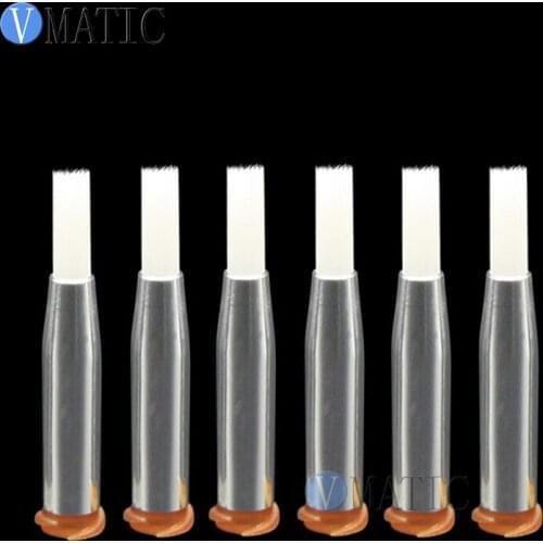 Free Shipping 10Pcs 15G Round Type Dia 4mm Brush Dispensing Needle Tip Nozzle For Syringe