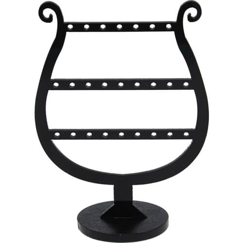 1Pc 2in1 25Hole Bottle Shape Jewelry Holder Earrings Stud Jewelry Display Stand Showcase