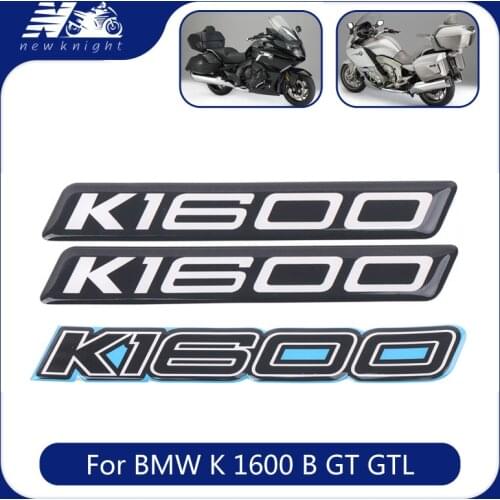 For BMW K 1600 B GT GTL Motorcycle Trunk Luggage Aluminum Case Side Panel Tank Pad 3D Stickers Decal Protector Fairing Emblem