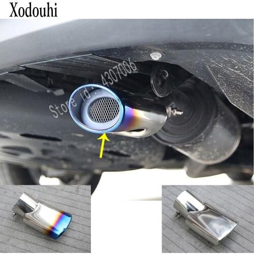 For Toyota Highlander 2018 2019 2020 Car Muffler Exterior End Pipe Outlet Dedicate Stainless Steel Exhaust Tip Tail 1pcs
