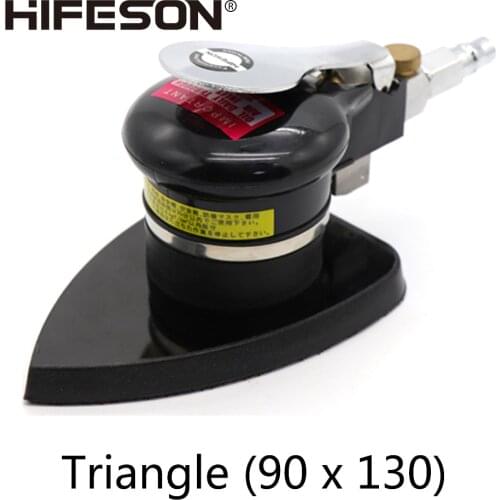 HIFESON High Quality Pneumatic sander polishing machine tool 90 * 130 triangle car interior seat polishing machine wood grinder