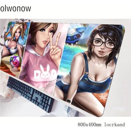 Overwatch mousepad gamer thick 800x400x3mm gaming mouse pad New arrival notebook pc accessories laptop padmouse ergonomic mat