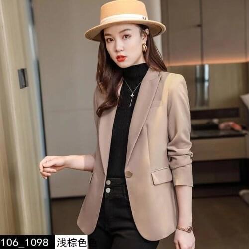 2021 Spring Autumn New Cultivation Professional Women Suits Office Sets Pant Suits Triple Breasted Straight Plaid Elegaant Sets
