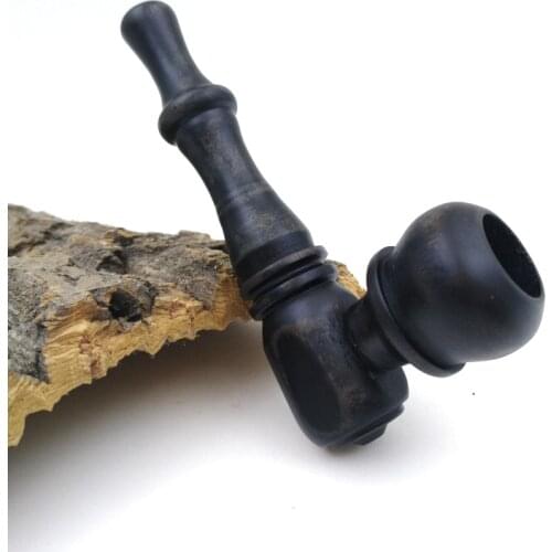 Solid Wood Wood Pipes Chimney Filter Smoking Pipe Tobacco Pipe Cigar Narguile Grinder Smoke Mouthpiece Cigarette Holder