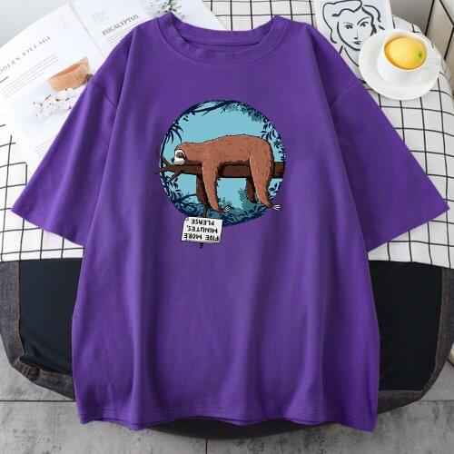 Five More Minutes Comic Cute T Shirts For Girls 2021 Summer Soft Casual T-Shirt Korean Style New Tees Ins Fashion Women Tshirts