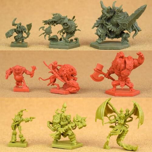TRPG board game Blood Rage miniatures viking warriors dungeons boss gaint lizardmen monsters models figures
