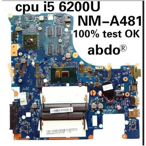 NM-A481 for Lenovo deaPad 300-15ISK notebook motherboard 5B20K38185 CPU i5 6200U GPU R5 M330 2G 100% test work