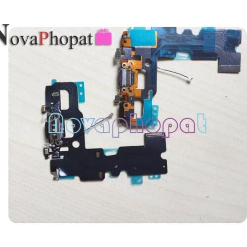 10pcs/lot Novaphopat For Apple 7 Iphone7 USB Dock Charging Charger Port Connector Flex Cable Replacement