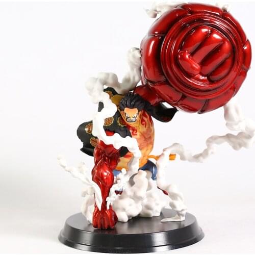Newest 25CM Anime Figure One-piece Monkey D Luffy Gear 4 GK Statue PVC Action Model toys Figures Collection Doll Gifts