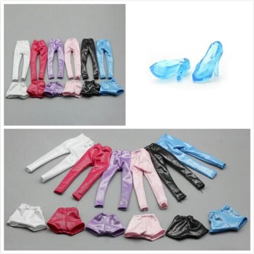 Doll Tight Leggings Pants Clothes Bottoms Pants Trousers For Girl Fashion Outfit For 1/6 BJD Dolls Accessories+shoes