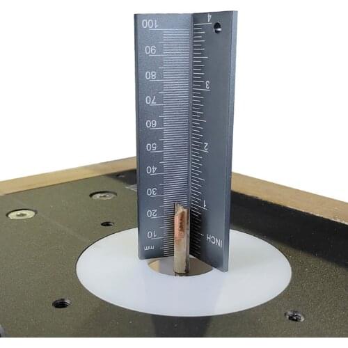 Saw Blade Height Ruler Measuring Tools Locator Bit Limit Iron Drill Height Measurement Depth Aluminum Alloy Saw Blade Positioner