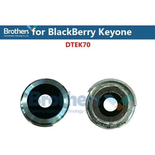 For BlackBerry KEYone DTEK70 DTEK 70 Back Camera Glass Lens Cover Rear Camera Guard Circle Camera Frame Phone Part Black Silver