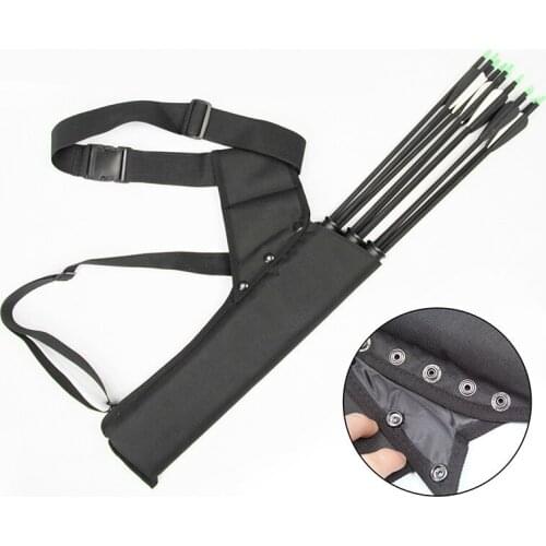 Archery Equipment Archery Bag Archery Pot Archery Barrel Three Tube Archery Bag Back Carrying Archery Bag Slingshot Hunting Bag