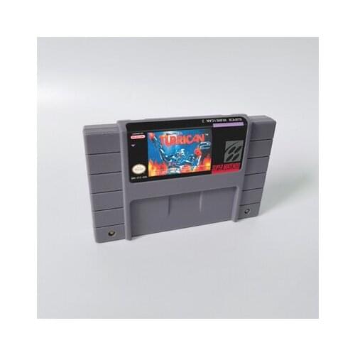 Super Turrican or Super Turrican 2 - Action Game Card US Version English Language