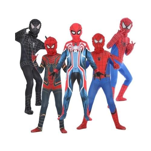 Boys Spider-man tights childrens Halloween cosplay costume amazing venom costume kid superhero stage clothes