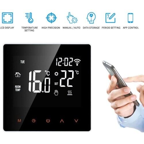 WiFi Smart Thermostat Temperature Controller For Electric Floor Heating,Water/Gas Boiler Voice Work For Google Home Dropshipping