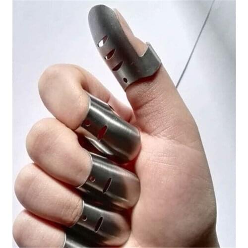 Finger Guard Protect Hand Anti Cutting Protector Knife Cut Finger Protection Tool Stainless Steel Armor Kitchen Tool Gadget