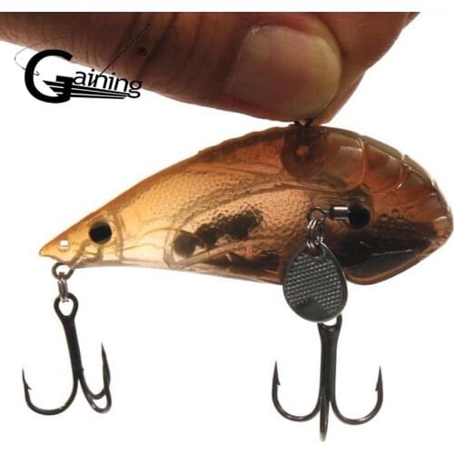 1pcs Hard Lure Metal Fishing Lures Simulation VIB Fishing Baits with Fish Hooks Long Shot Fishing Lure