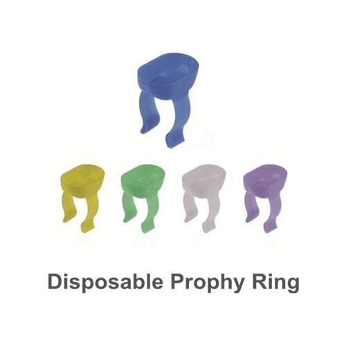 1000pcs/set Dental Disposable Prophy Ring For Prophy Endo 5 Colors assorted